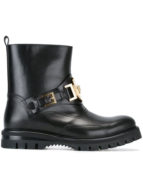 botas versace para hombre|botas versace outlet.